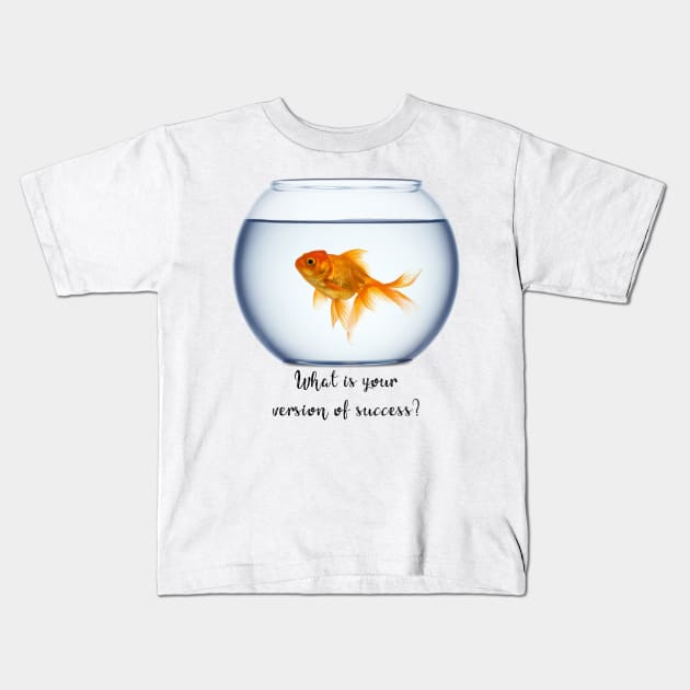 Goldfish bowl Kids T-Shirt by OMARMAH